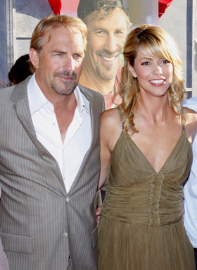 Kevin Costner and Christine Baumgartner