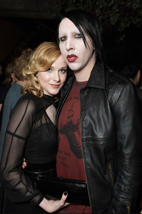 Evan Rachel Wood, Marilyn Manson, pictures, picture, photos, photo, pics, pic, images, image, hot, sexy, latest, new, Evan Rachel Wood and Marilyn Manson engaged, Evan Rachel Wood and Marilyn Manson engagement