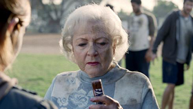 Betty White and Abe Vigoda Snickers Super Bowl Ad