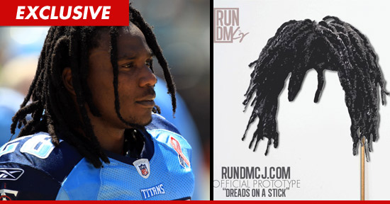 Chris Johnson Dreads on a Stick