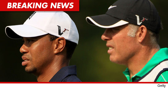 Stevie Williams and Tiger Woods