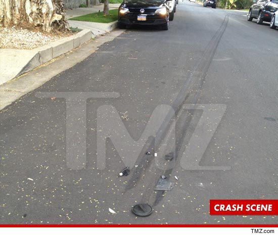 Conrad Hilton accident scene