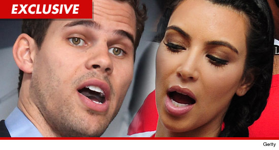Kris Humphries and Kim Kardashian arguing