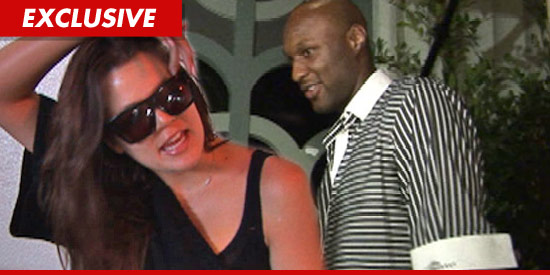 Lamar Odom and Khloe Kardashian