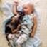 Theo and Beau, puppy and baby, Momma's Gone City