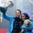 Amber Riley and Derek Hough