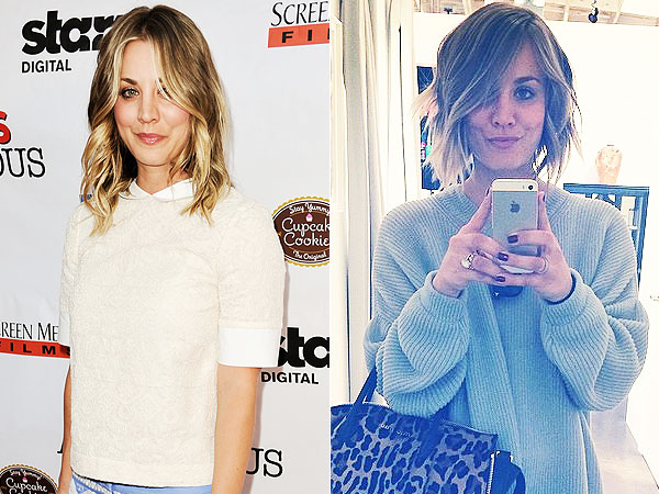 Kaley Cuoco haircut