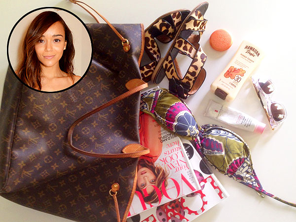 Ashley Madekwe beach bag