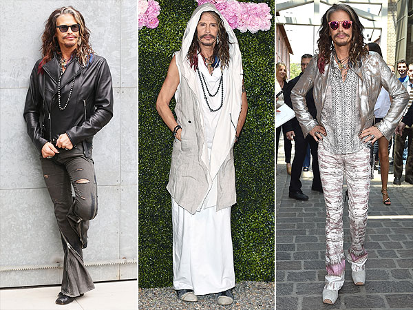 Steven Tyler Milan men's fashion week