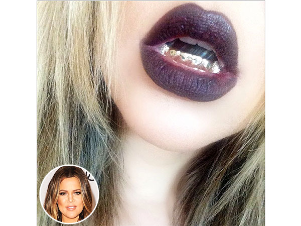 Khloe Kardashian grill photo