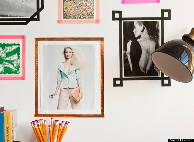 washi tape frames