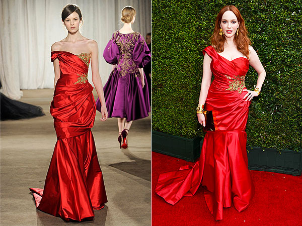 Christina Hendricks Emmys Dress