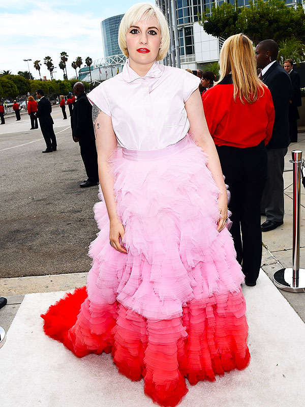 Lena Dunham Emmy Awards Dress