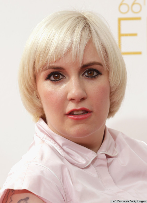 lena dunham emmys hair