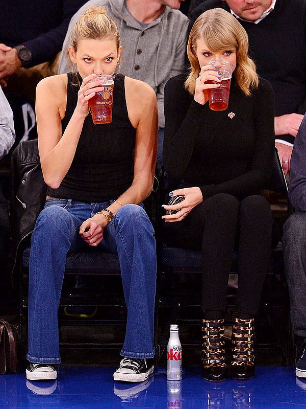 Karlie Kloss and Taylor Swift Knicks Game