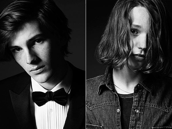 Saint Laurent teen models