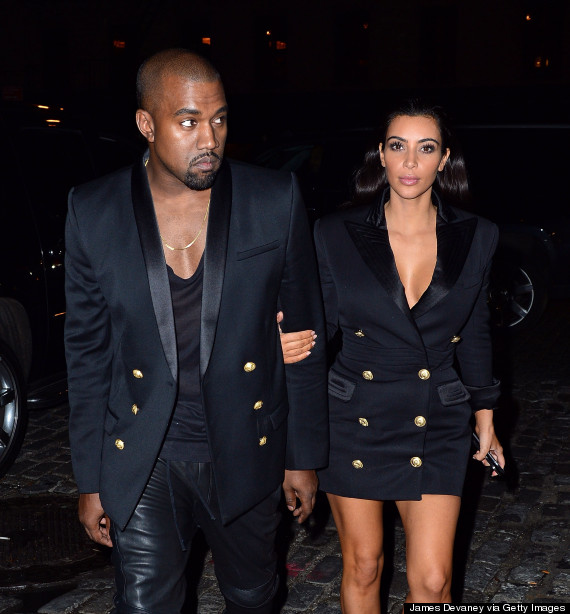 kim kardashian kanye west matching