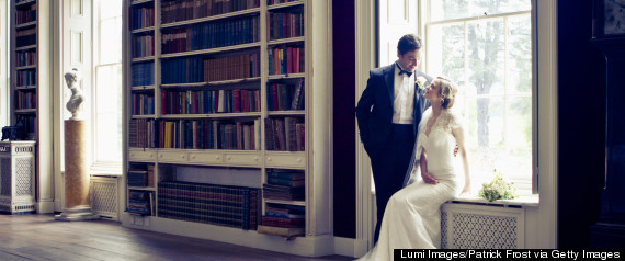 library wedding