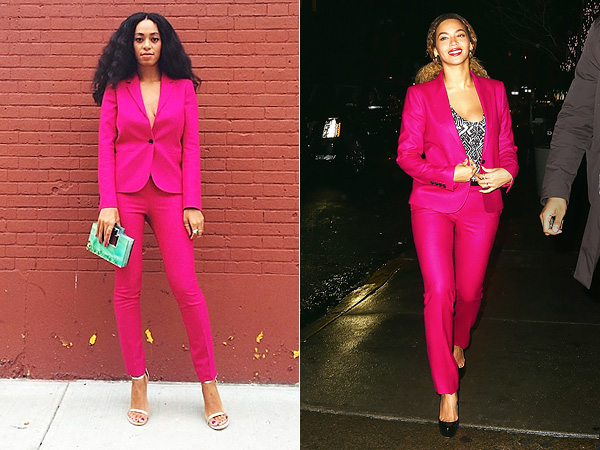 Beyonce Solange clothes sharing