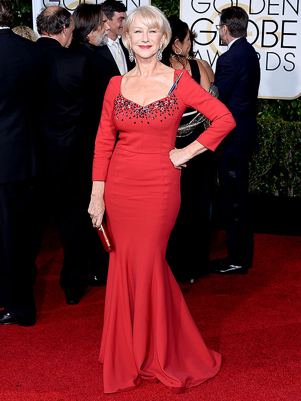 Helen Mirren Golden Globes 2015