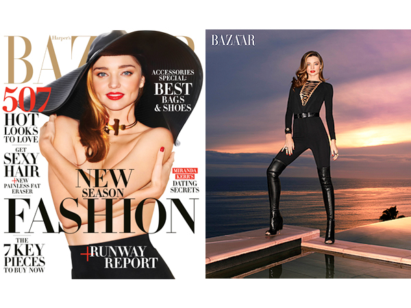 Miranda Kerr Harper's Bazaar cover