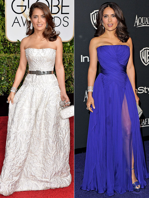 Salma Hayek Golden Globes 2015