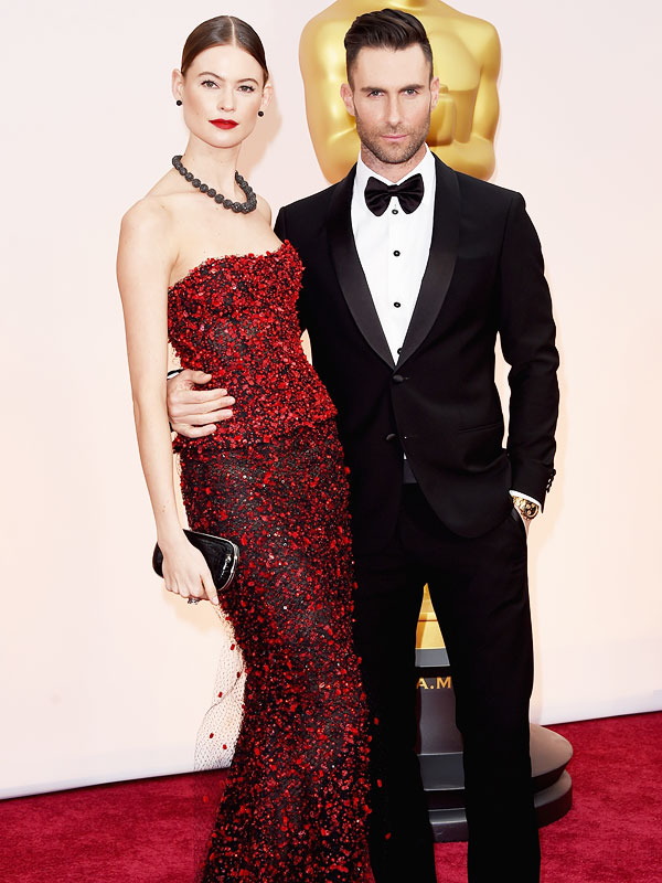 Adam Levine and Behati Prinsloo