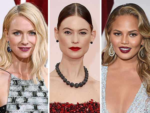 Oscars 2015 red lips