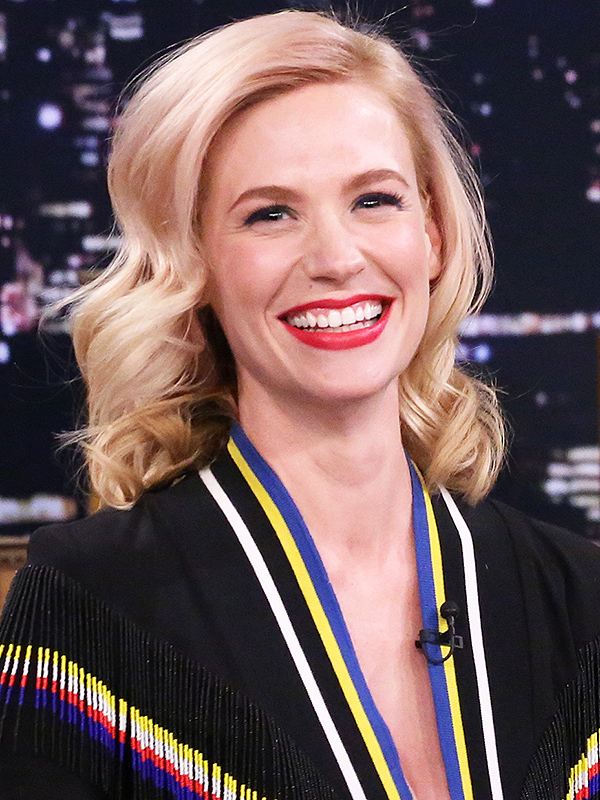 January Jones Tonight Show