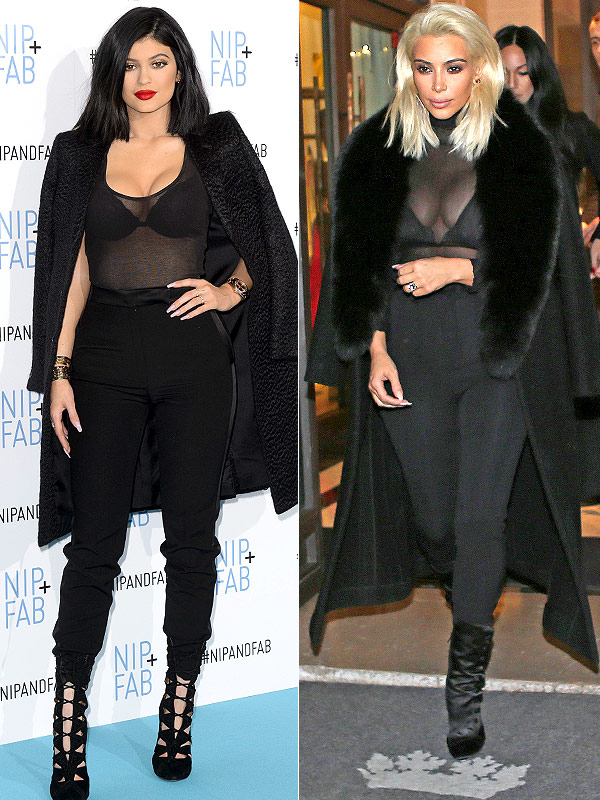 Kim Kardashian and Kylie Jenner