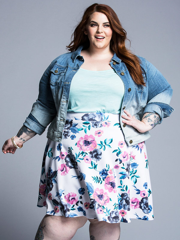Tess Holliday models for Torrid