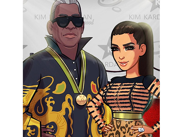 Kim Kardashian and Andre Talley