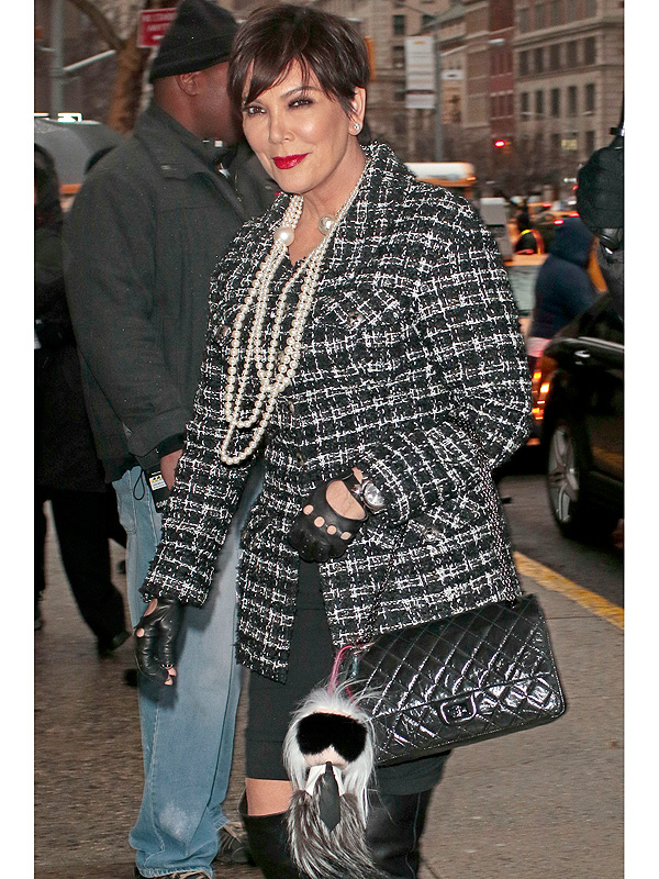 Kris Jenner at Chanel show